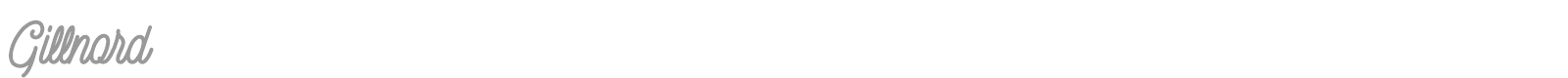 Gillnord font preview